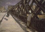 Study of pier, Gustave Caillebotte